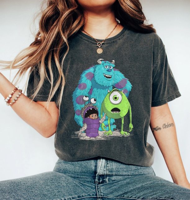 Disney Monster Inc Comfort Colors Shirt, Monster Inc Shirt, Monsters University Shirt, Disney Family Trip Shirt