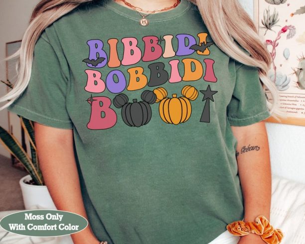 Disney Parks Bibbidi Bobbidi Boo Mickey Pumpkin Halloween Shirt, Mickey's Not So Scary Party Tee