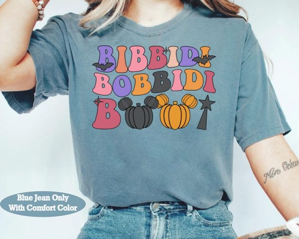 Disney Parks Bibbidi Bobbidi Boo Mickey Pumpkin Halloween Shirt, Mickey's Not So Scary Party Tee