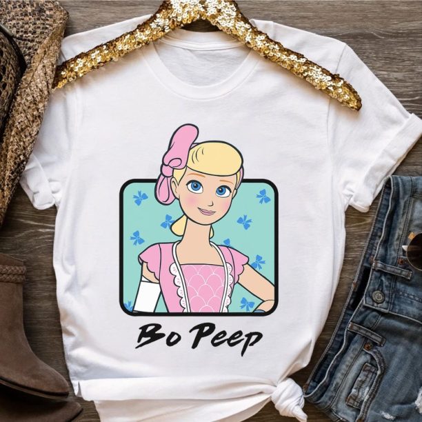 Disney Pixar Toy Story Bo Peep Simple Portrait Shirt, Disneyland Vacation Trip