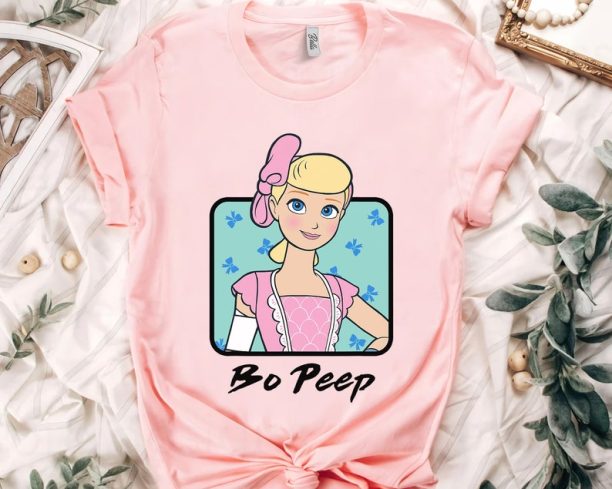 Disney Pixar Toy Story Bo Peep Simple Portrait Shirt, Disneyland Vacation Trip