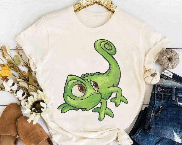 Disney Princess Tangled Cute Pascal Sketch Custom Shirt, WDW Magic Kingdom Holiday Unisex T-shirt