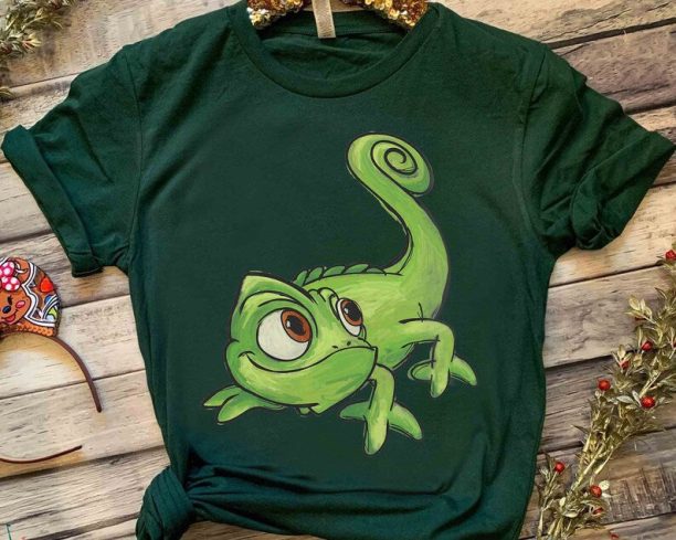 Disney Princess Tangled Cute Pascal Sketch Custom Shirt, WDW Magic Kingdom Holiday Unisex T-shirt