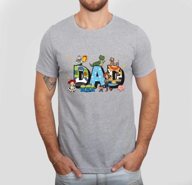 Disney Toy Story Characters Dad Shirt, Father's Day Shirt, Toy Story Dad T-shirt, Father's Day WDW Trip, Disney Dad Shirt