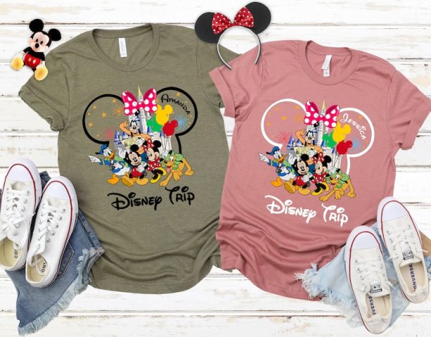 Disney Trip 2023 Family Shirts, Disney 2023 Vacation Tshirt, Disney Matching Shirts, Disney 2023 Trip Your Family Name Shirts