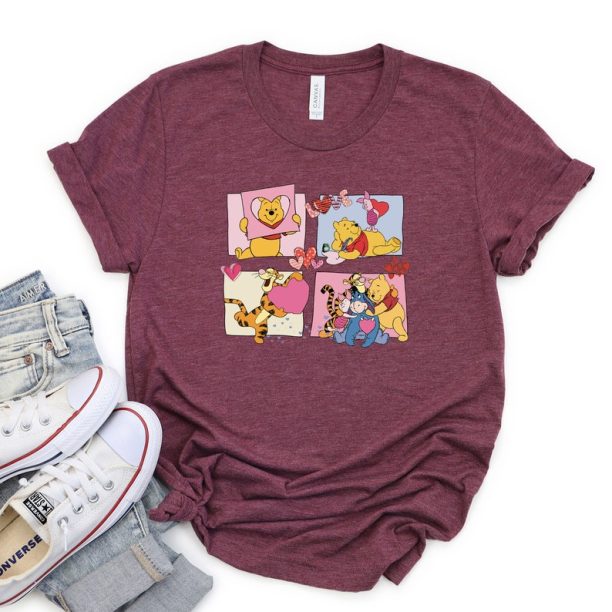 Valentine Day Disney Valentine Pooh Shirt