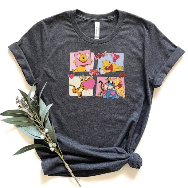 Valentine Day Disney Valentine Pooh Shirt