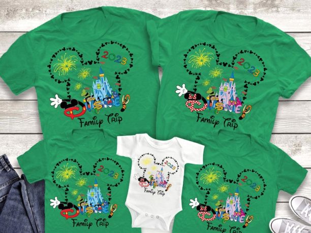 Disneyland Family 2023 Shirts, Disney Family shirts, Mickey and Minnie shirts, Disneyland Shirts, Disney World Shirts