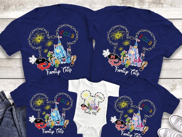 Disneyland Family 2023 Shirts, Disney Family shirts, Mickey and Minnie shirts, Disneyland Shirts, Disney World Shirts