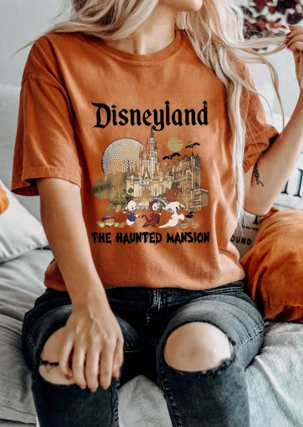 Disneyland The House Mansion Shirt, Huey Dewey Louie Duck Halloween Shirt, Disney Halloween Party Shirt