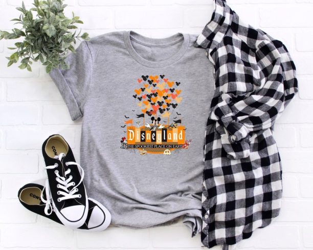 Disneyland The Spookiest Place On Earth Shirt, Disney Halloween Shirt, Halloween Family Shirt, Disneyland Shirt