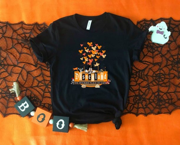 Disneyland The Spookiest Place On Earth Shirt, Disney Halloween Shirt, Halloween Family Shirt, Disneyland Shirt