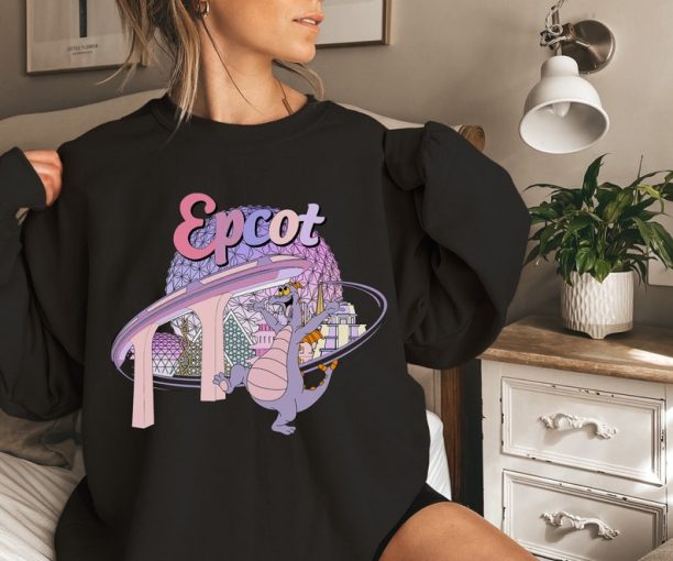 Epcot Figment Sweatshirt, Family Matching Disney Shirts, Disney World Outfit, Epcot World Tour Shirt, Food and Wine Festival