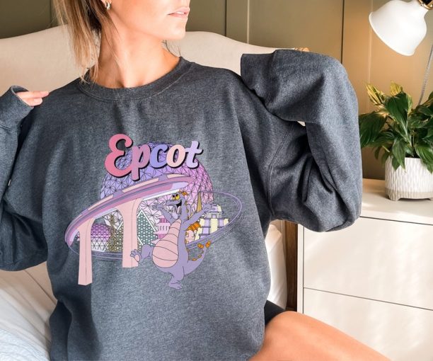 Epcot Figment Sweatshirt, Family Matching Disney Shirts, Disney World Outfit, Epcot World Tour Shirt, Food and Wine Festival