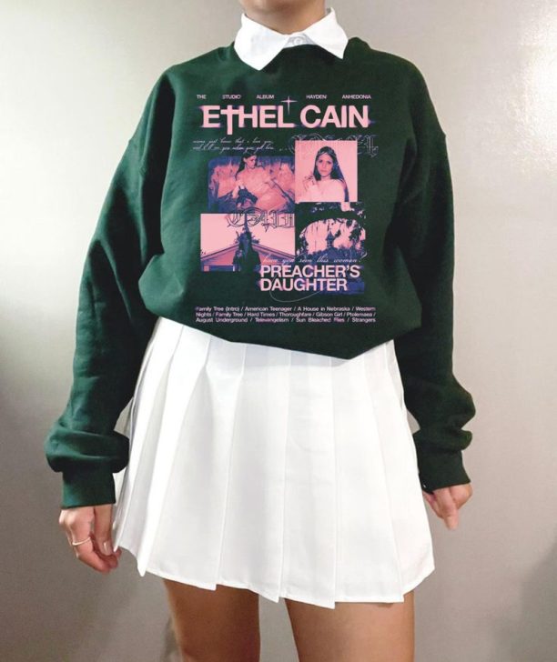 Ethel Cain Shirt, Ethel Cain Inspired T-Shirt Merch, Preacher's Daughter Album