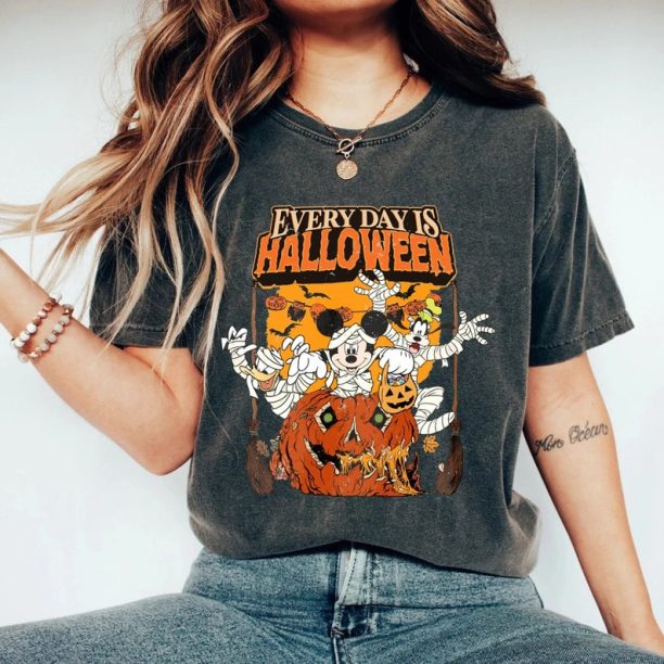 Everyday Is Halloween Mickey and Friends Shirt, Disney Halloween Shirt, Disney Spooky Shirt