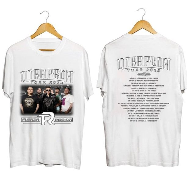 Fuerza Regida Otra Peda Tour 2023 Shirt, Fuerza Regida Shirt, Fuerza Regida 2023 Concert Shirt, Fuerza Regida Band Fan Shirt