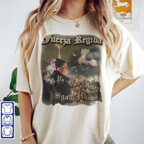 Fuerza Regida Shirt, Fuerza Regida Music Band Shirt, Fuerza Regida Graphic Tee for fan