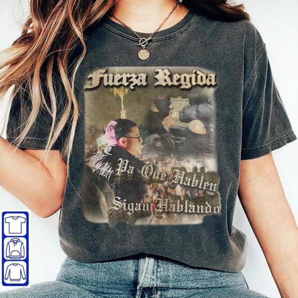 Fuerza Regida Shirt, Fuerza Regida Music Band Shirt, Fuerza Regida Graphic Tee for fan