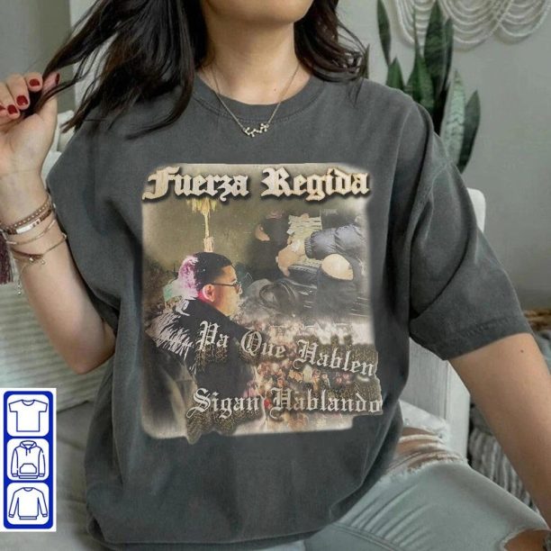 Fuerza Regida Shirt, Fuerza Regida Music Band Shirt, Fuerza Regida Graphic Tee for fan