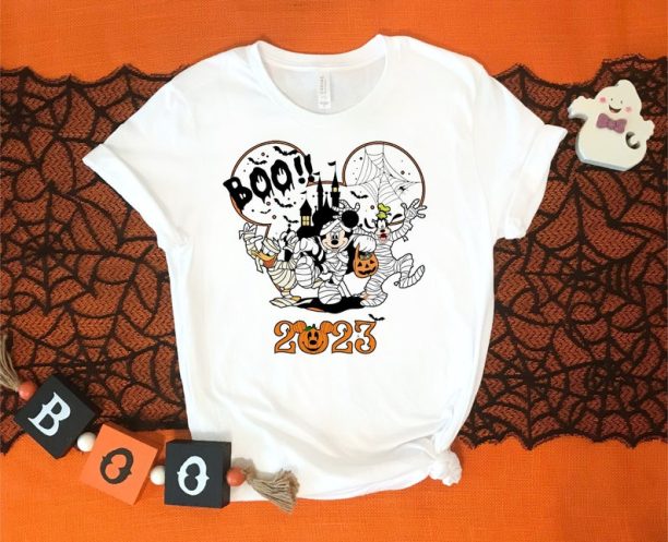 Halloween Disney Characters Shirt, Halloween Boo 2023 Shirt, Disney Shirt, Halloween Family Shirt, Disney Trip Shirt