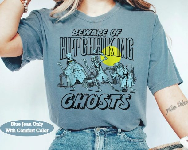 Haunted Mansion Hitchhiking Ghosts Retro Shirt, Foolish Mortals Tee, Walt Disney World Disney Parks