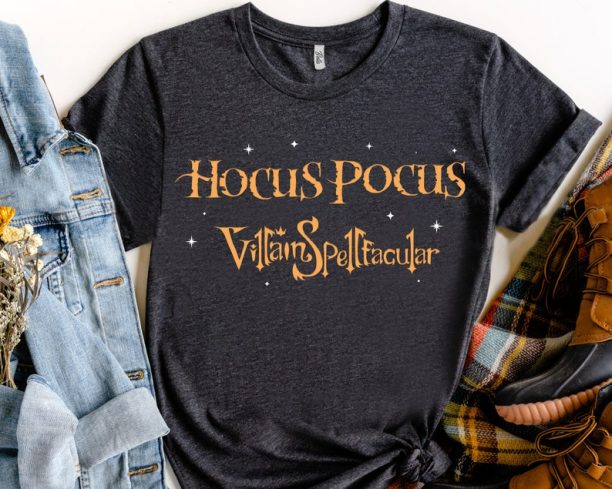 Hocus Pocus Sanderson Sisters Villain Spelltacular Shirt, Disney Parks Witch Tee, Disney Scary Movie