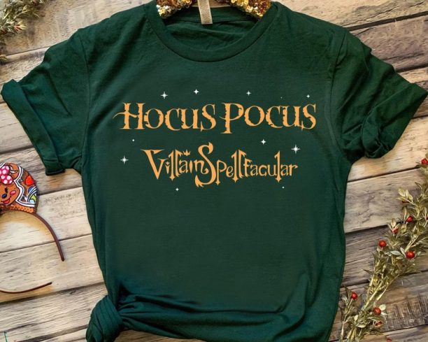 Hocus Pocus Sanderson Sisters Villain Spelltacular Shirt, Disney Parks Witch Tee, Disney Scary Movie