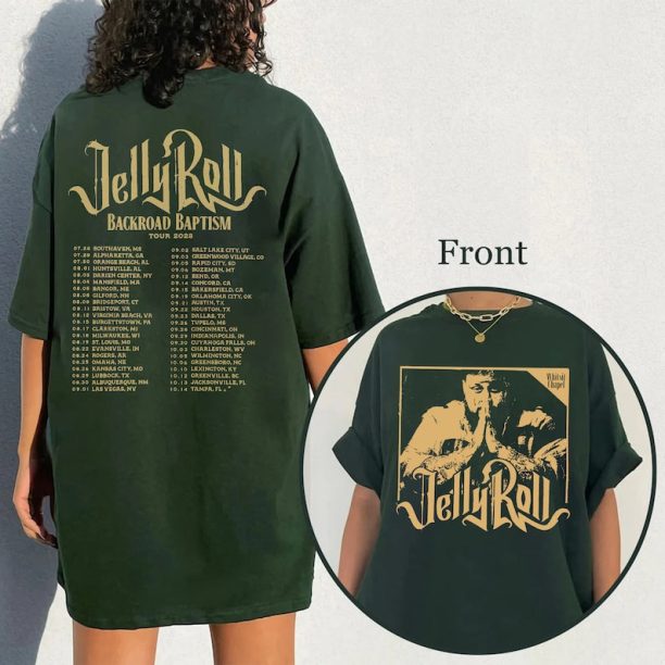 Jelly Roll 2023 Tour Shirt, Jelly Roll Backroad Baptism 2023 Tour Shirt, Jelly Roll 2023 Tour Shirt