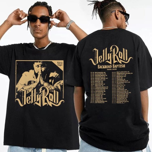 Jelly Roll 2023 Tour Shirt, Jelly Roll Backroad Baptism 2023 Tour Shirt, Jelly Roll 2023 Tour Shirt