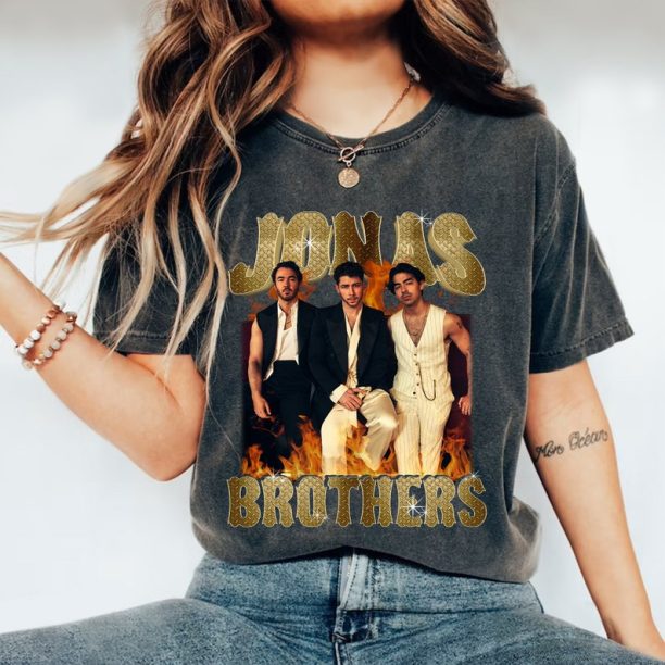 Jonas Brothers 2023 T-Shirt, Jonas Brothers Band, Raised On Jonas Brothers T-Shirt, Jonas Brothers Tour 2023 T-Shirt, Joe Jonas T-Shirt