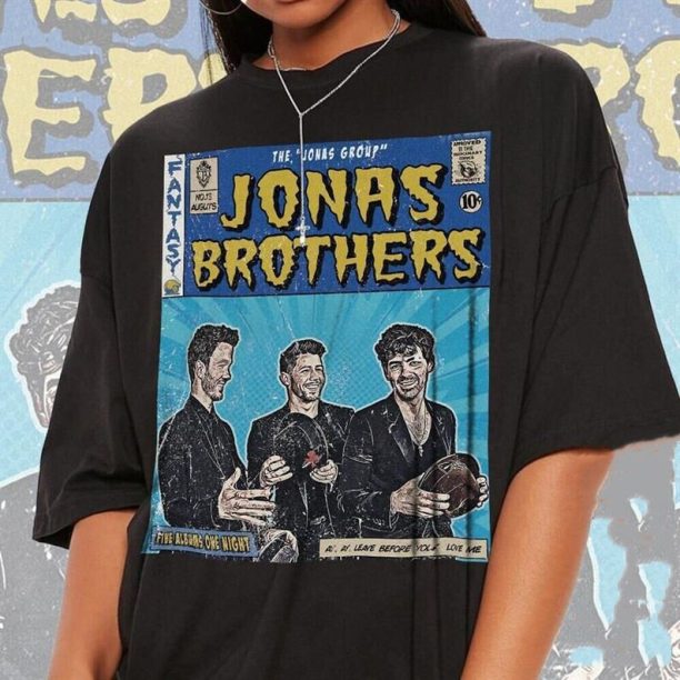 Jonas Brothers Shirt, The Jonas Group Shirt, Joe Jonas Homage Tshirt, Joe Jonas Fan Tees, Jonas Brother Merch Gift