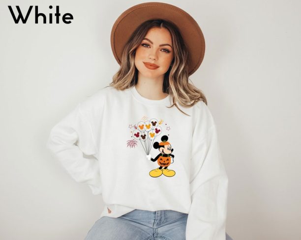 Mickey Pumpkin Sweatshirt, Disney Halloween Sweatshirt, Mickey Matching Sweatshirt, Disney Trip Sweatshirt