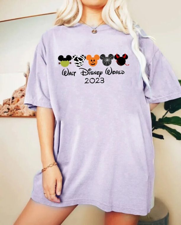 Mickey Pumpkins Head Shirt, Mickey Spooky Season Halloween Shirt, Disneyworld Spooky Shirt