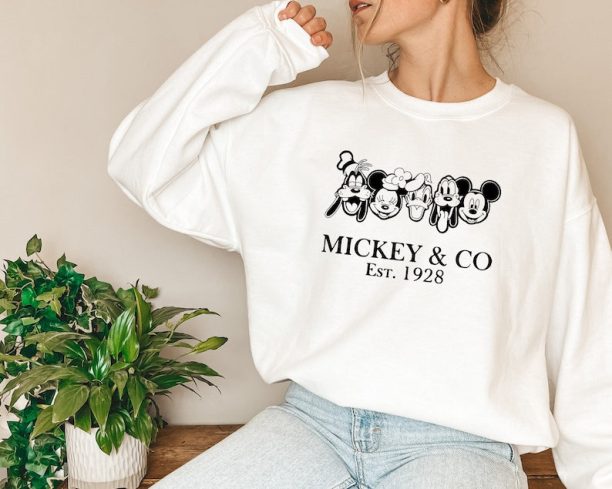 Mickey & Co sweatshirt, Disney Sweatshirt, Disney Shirts , Unisex Sweatshirt, crewneck sweatshirt, Disney sweatshirt