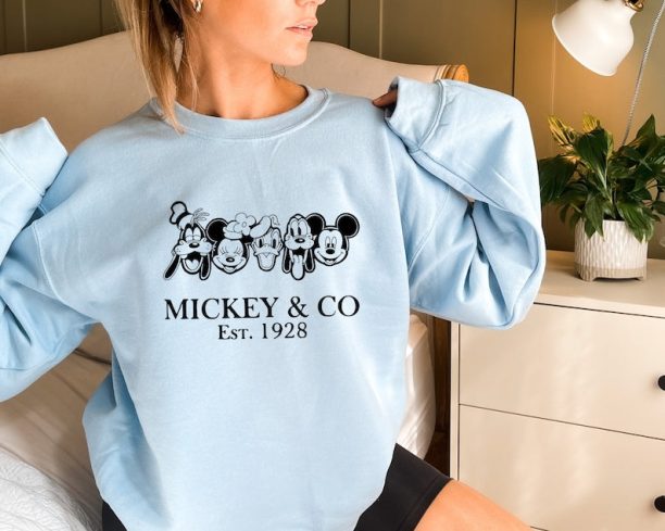 Mickey & Co sweatshirt, Disney Sweatshirt, Disney Shirts , Unisex Sweatshirt, crewneck sweatshirt, Disney sweatshirt