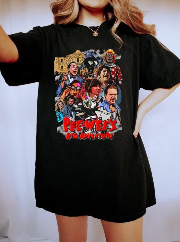 Pee Wee's Big adventure T- Shirt, Gift For Friends, 80s Movie Shirt For Fans