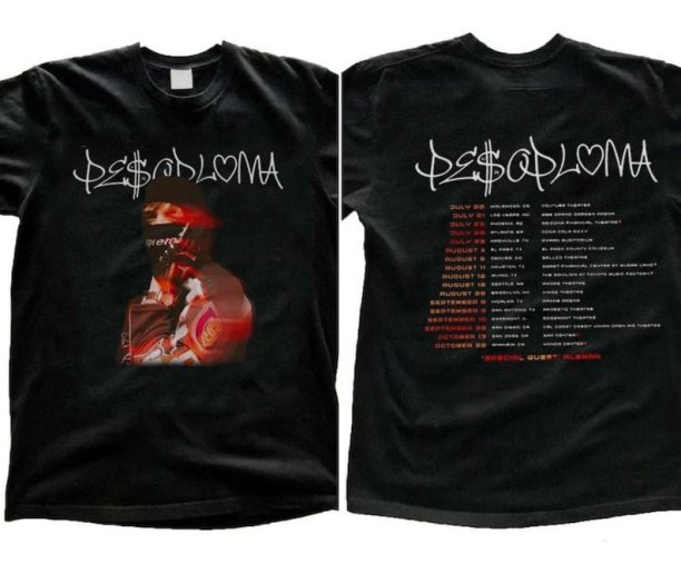 Peso Pluma Music Shirt, Peso Pluma Doble P Tour 2023 Shirt, Peso Pluma Fan Shirt, Peso Pluma 2023 Concert Shirt For Fan