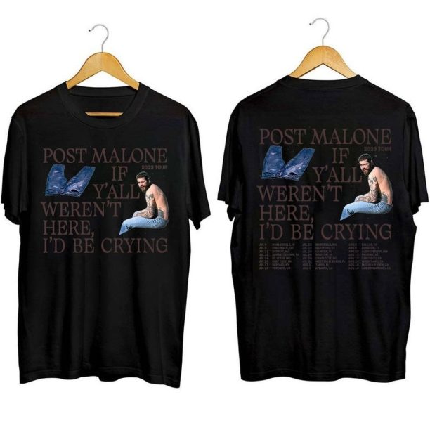 Post Malone 2023 Tour Shirt, Post Malone Shirt, Rapper Fan Gift, Rapper Post Malone Concert Shirt