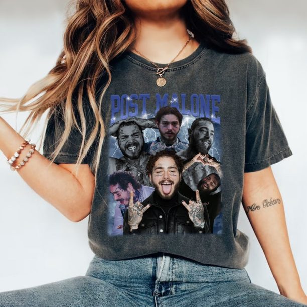 Post Malone T-Shirt, Post Malone T-Shirt Digital Download File Sublimation