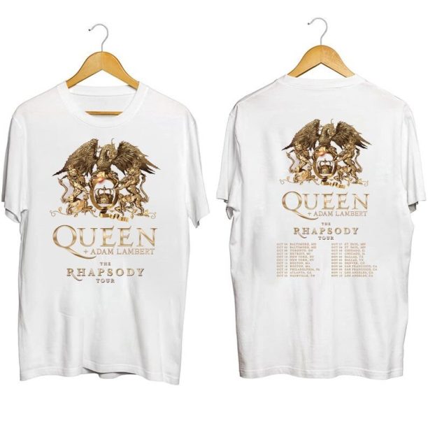 Queen The Rhapsody Tour 2023 Shirt, Queen Rock Band Fan Shirt, Queen 2023 Concert Shirt, The Rhapsody 2023 Concert Shirt