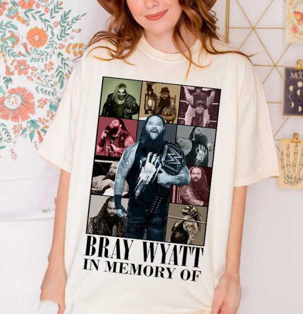 Rip Bray Wyatt Legend T-shirt, Bray Wyatt Era Tour Shirt, Wrestling Bray Fiend T Shirt, ray Wyatt 1978 - 2023 Shirt