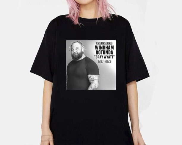 Rip Bray Wyatt 1987-2023 anniversary graphic t-shirt