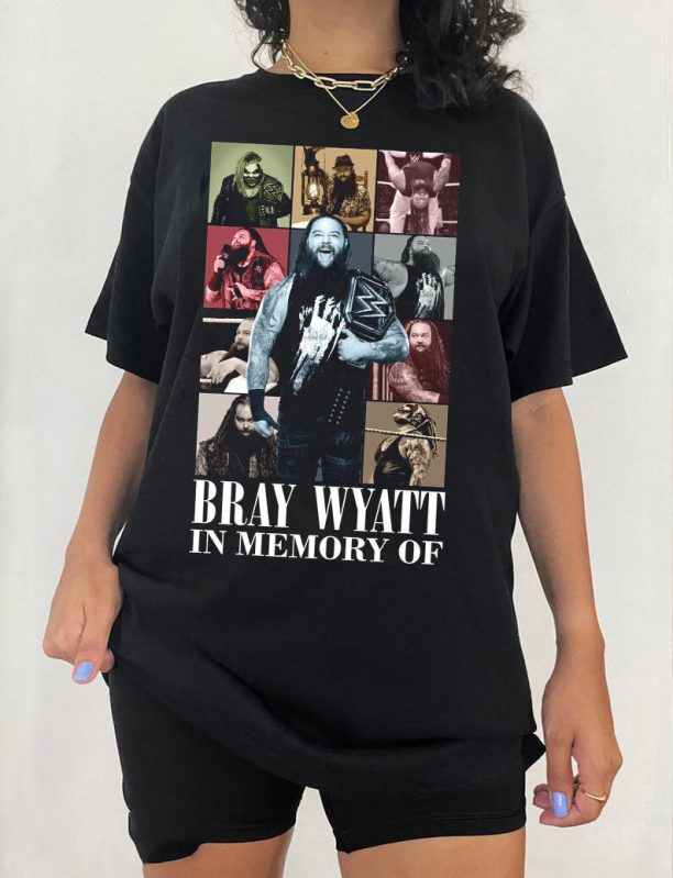 Rip Bray Wyatt Legend T-shirt, Bray Wyatt Era Tour Shirt, Wrestling Bray Fiend T Shirt, ray Wyatt 1978 - 2023 Shirt