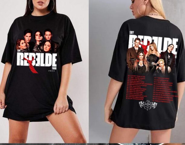 Soy Rebelde Tour 2023 T-shirt, Soy Rebelde T-shirt, RBD Touring T-shirt