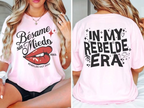 Besame Sin Miedo RBD Soy Rebelde Tour 2023 Shirt, Generacion Rebelde World Tour T-Shirt, Rebelde Merch