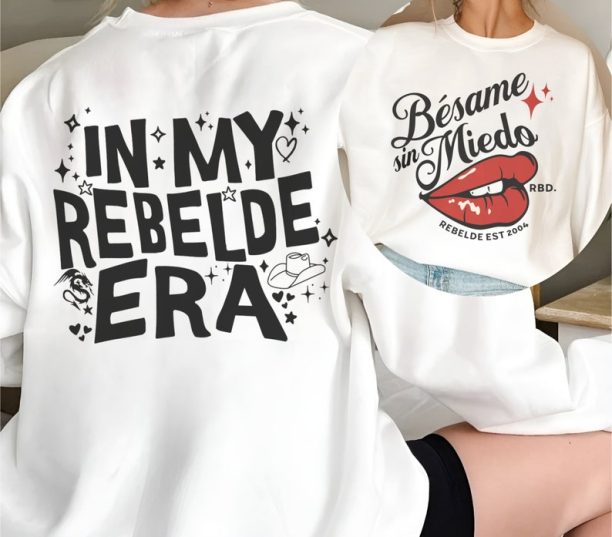 Besame Sin Miedo RBD Soy Rebelde Tour 2023 Shirt, Generacion Rebelde World Tour T-Shirt, Rebelde Merch