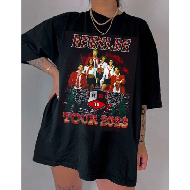 Rebelde Tour Shirt, Soy Rebelde Shirt, Rebelde Concert 2023 Shirt, Soy Rebelde Tour 2023 Shirt, RBD Concert shirt, RBD Shirt