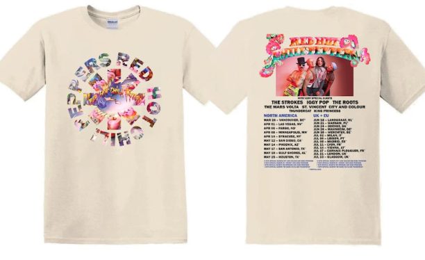 Red Hot Chili Peppers 2023 Tour T-Shirt Ver 2, Red Hot Chili Peppers Shirt, RHCP Tour Concert Shirt, RHCP Band Tour 2023 Shirt