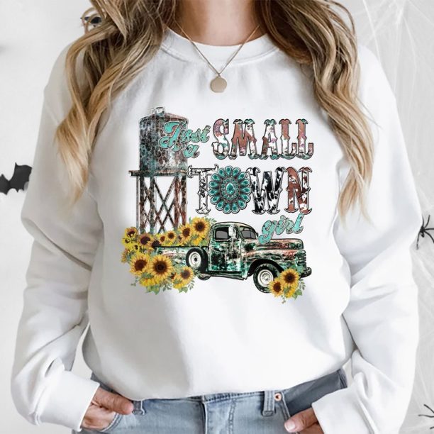 Small Town Girl Sweatshirt, Try That In A Small Town Shirt, Sunflower Country Girl Shirt, Country Music Concert Tee